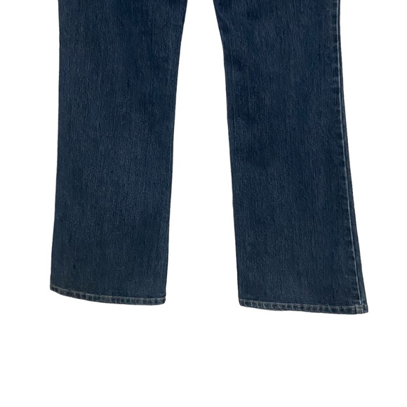 Madison Bootcut Bling Mid Rise Rhinestone Jeans Blue - Picture 8 of 12